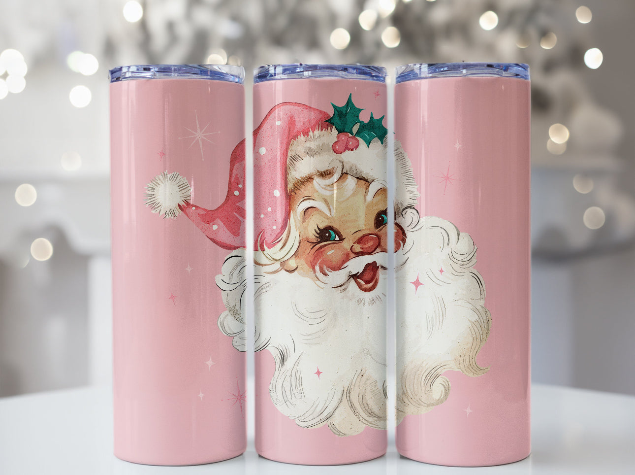 20 oz Skinny Classic Santa