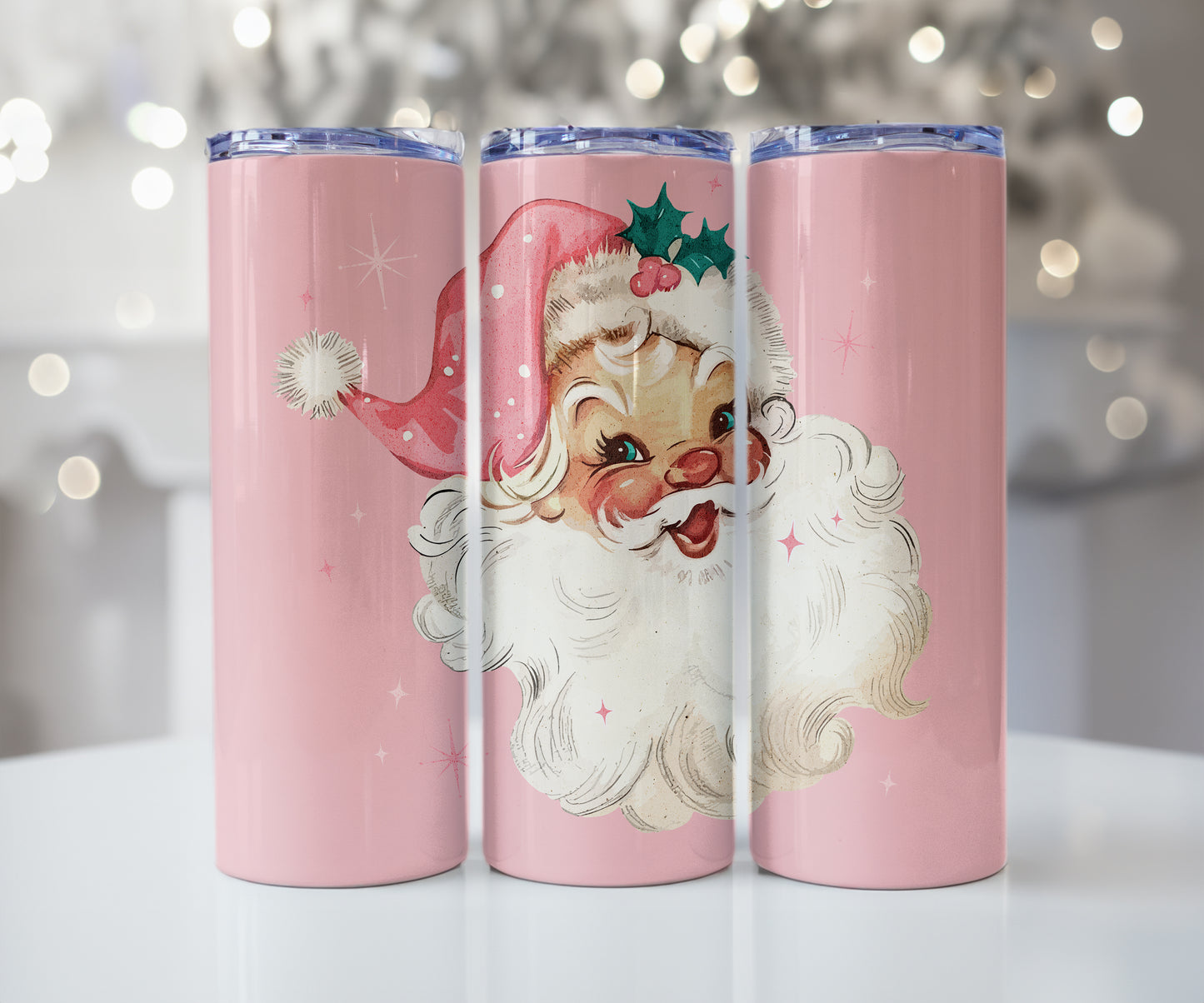 Retro Santa 20oz Tumbler