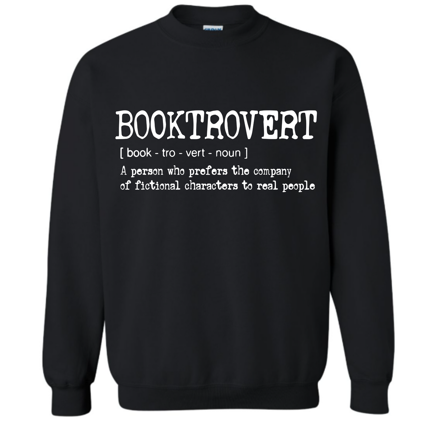 Double Sided Booktrovert Sweatshirt