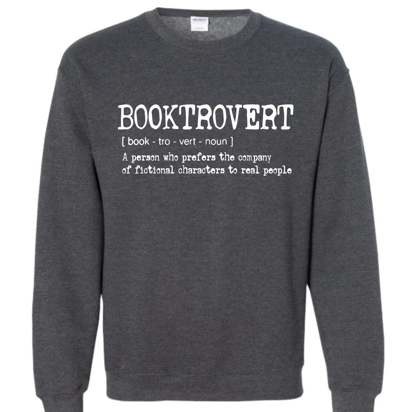 Double Sided Booktrovert Sweatshirt