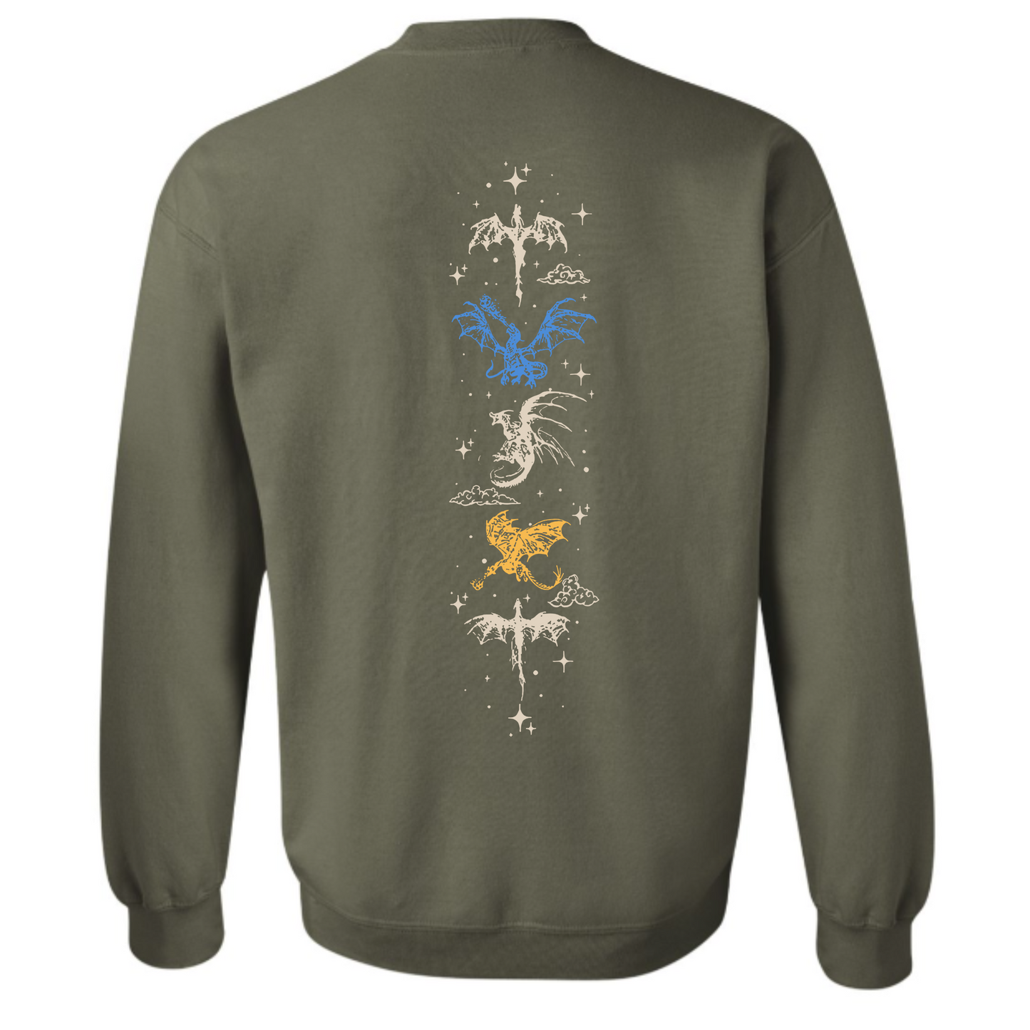 Empyrean Series Basgiath War College Sweatshirt Fourth Wing Iron Flame