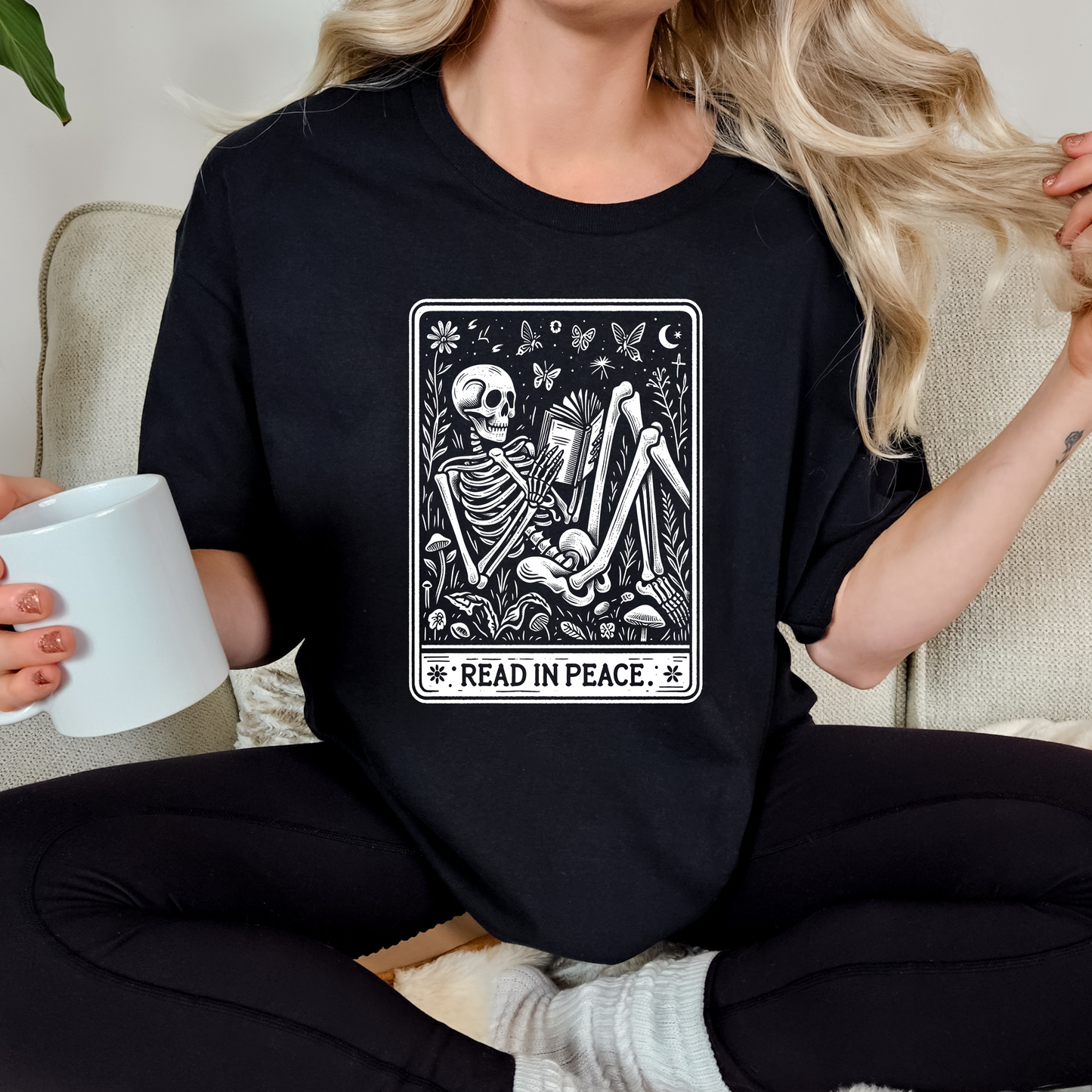 Read in Peace Tarot Card Sweatshirt/Tshirt