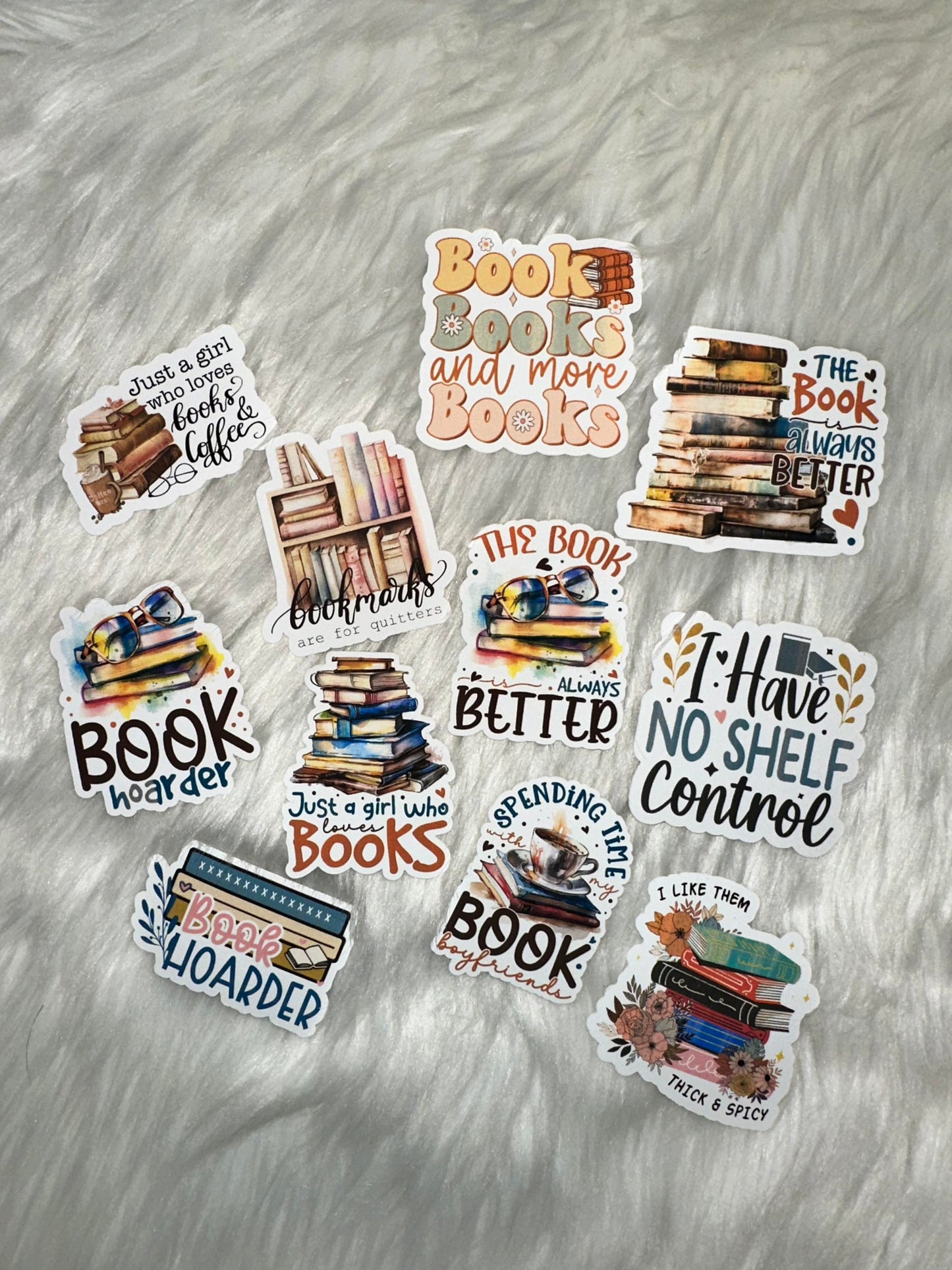 Book Lovers Sticker Pack