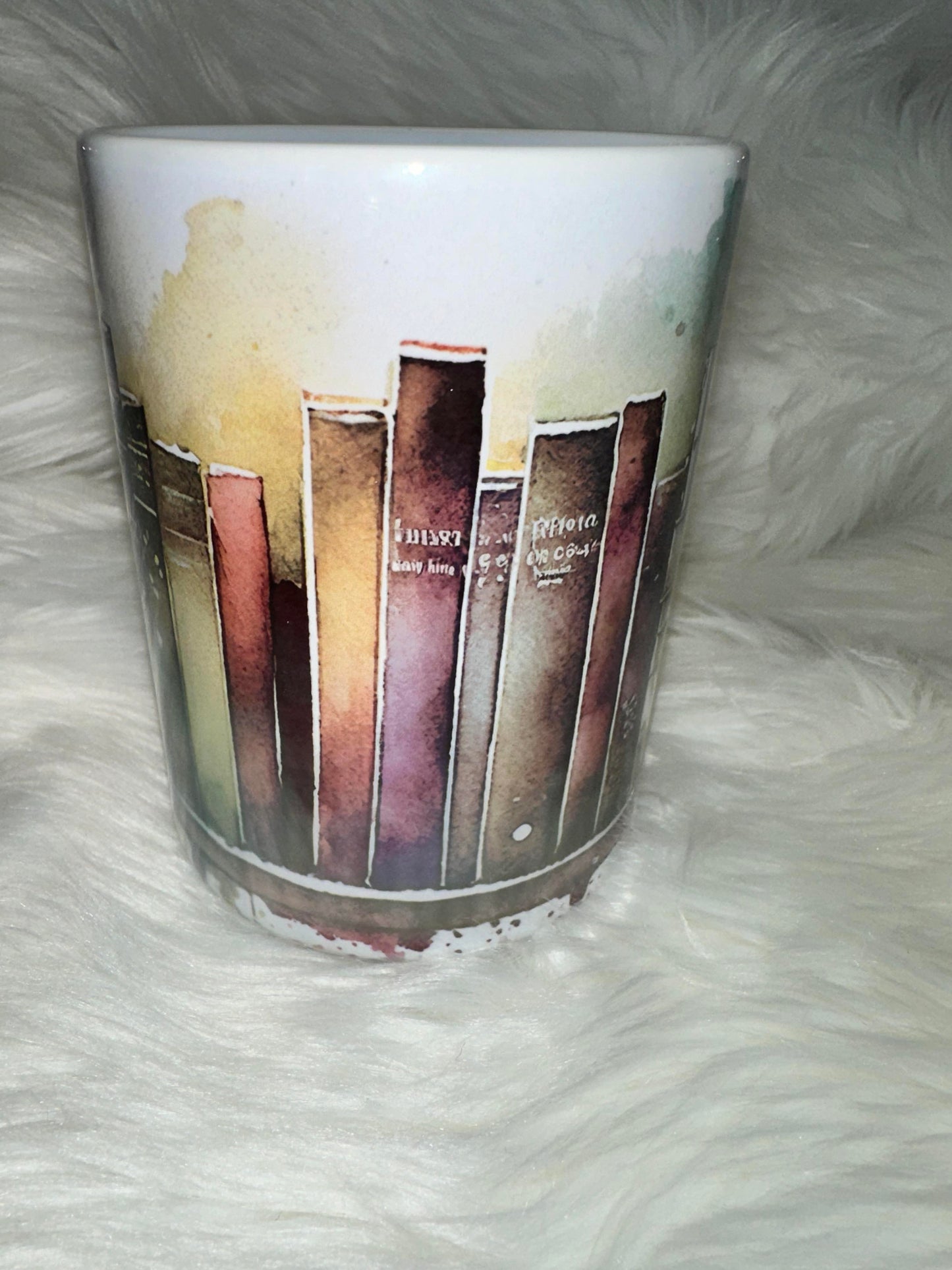 15oz Watercolor Books Mug