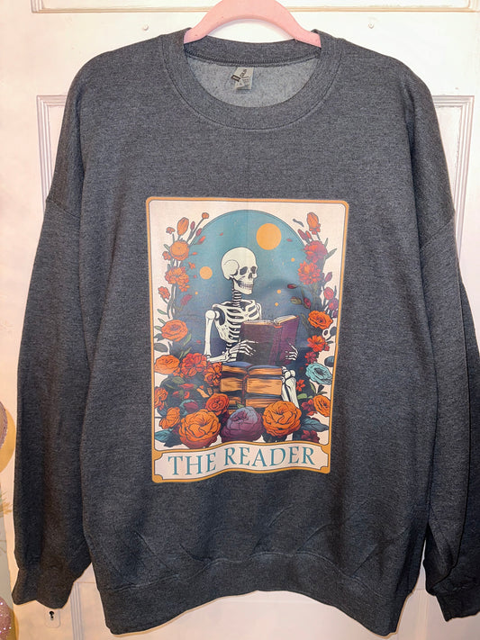 The Reader Tarot Card Sweatshirt