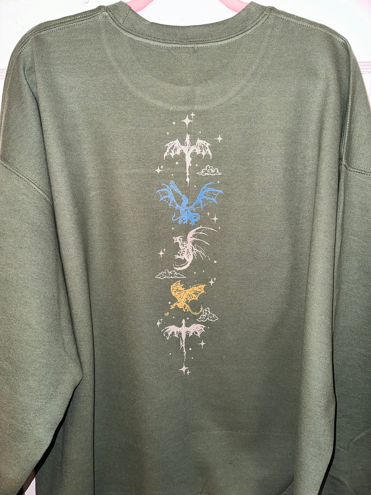 Empyrean Series Basgiath War College Sweatshirt Fourth Wing Iron Flame