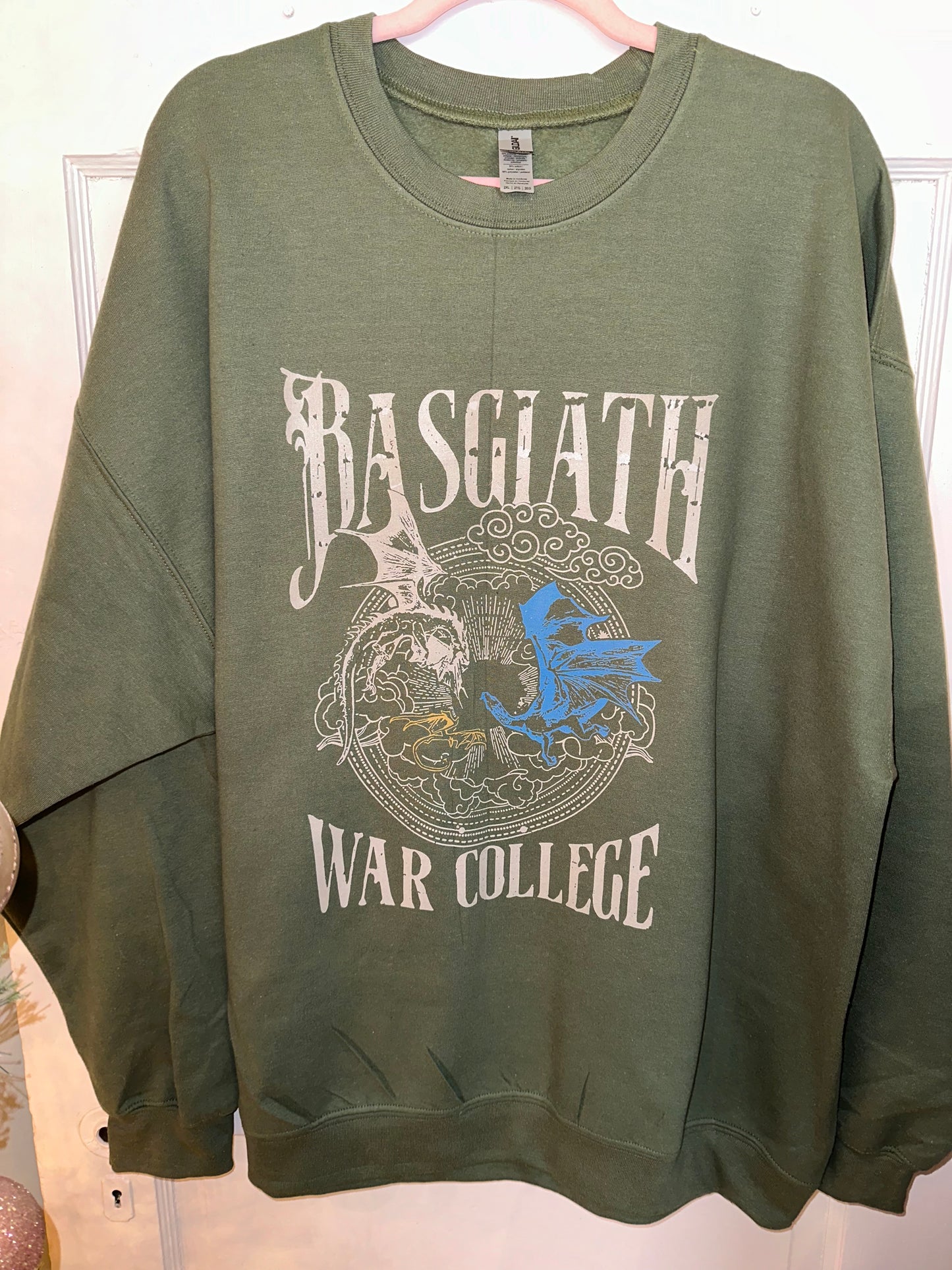 Empyrean Series Basgiath War College Sweatshirt Fourth Wing Iron Flame