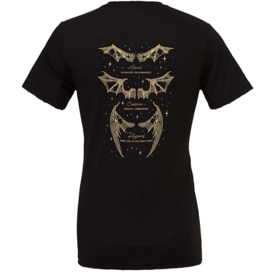 ACOTAR Bat Boys Double Sided T-Shirt